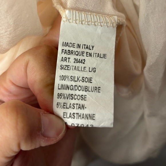 Alice Rinaldi 100% Silk Ruffle Sleeve Blouse - Picture 3 of 4